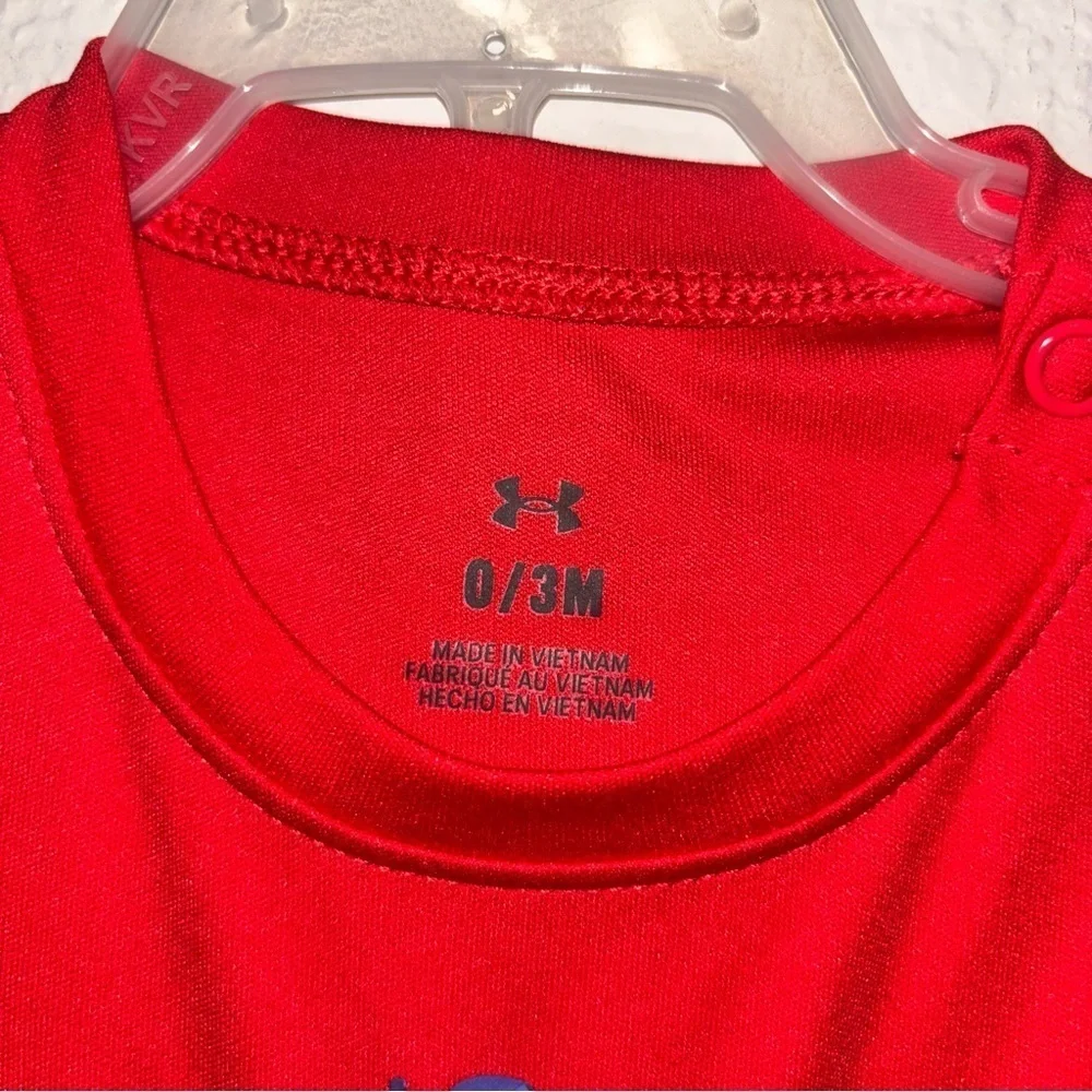 Under Armour Red Infant Bodysuit